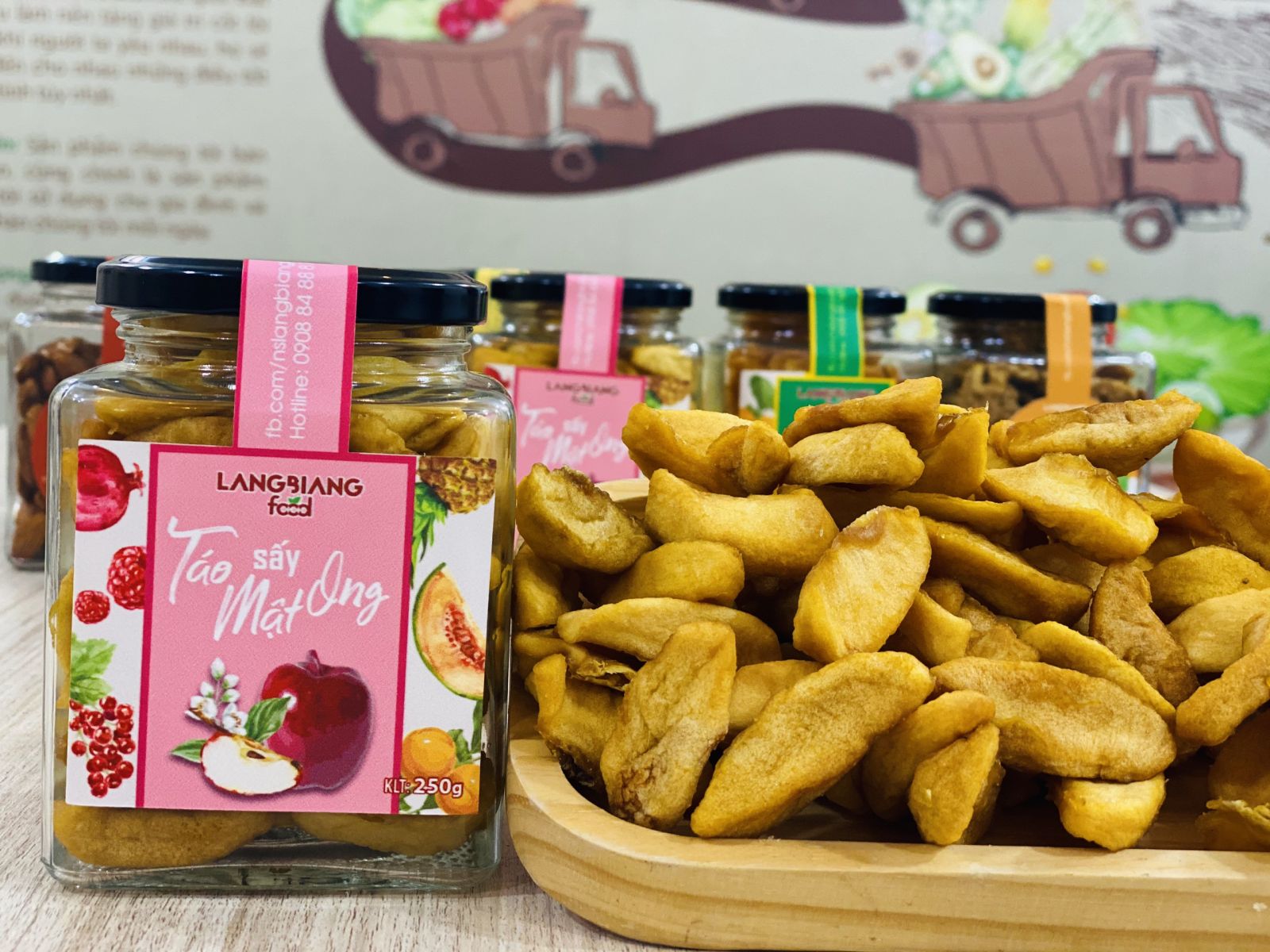 TÁO SẤY MẬT ONG 250G 